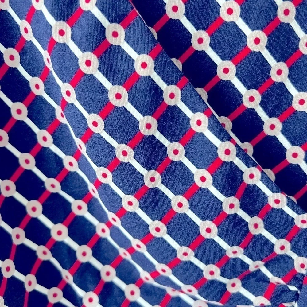 Talbots Crossover‎ Top Navy Red Beige Nautical Size XL - Picture 5 of 8
